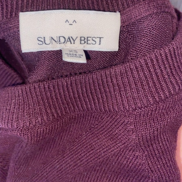 Sundays Best Size XS Maroon Dress - Picture 2 of 2